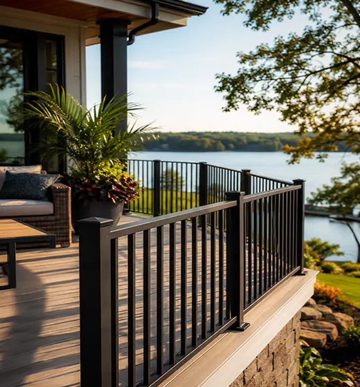 aluminum railing and vinyl deck services